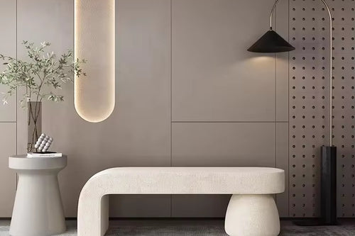 Front view of Kiana Ottoman
