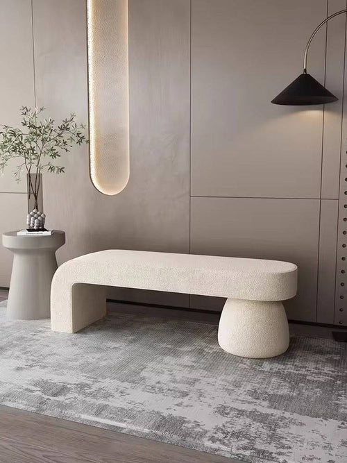 Side View Of Kiana Ottoman