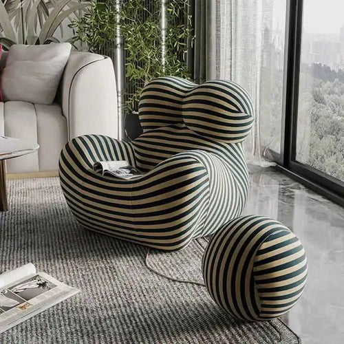 Luxury Kiki accent chair in Mumbai luxury apartment