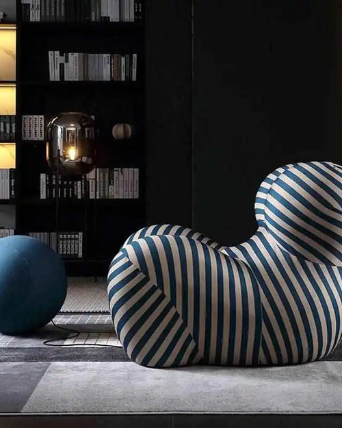 Luxury Kiki accent chair in Mumbai luxury apartment