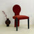 Koina Chair in red with blue legs