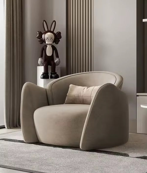Side profile of krillin armchair 