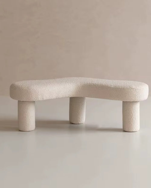 Discover the Kwirk Ottoman by Chair Collective — a fun, sculptural ottoman and bench with a quirky curved design. Perfect for modern homes, it adds playfulness and artistic flair to any space. Luxury Ottomans & Poufs by chair collective 