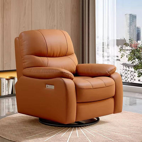 Modern smart recliner with rocking and electric recline function