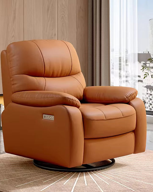 Modern smart recliner with rocking and electric recline function