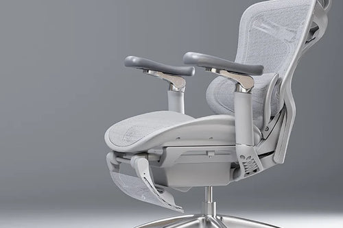 Magneto office chair with adjustable armrests & headrest