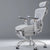 Magneto office chair with adjustable armrests & headrest