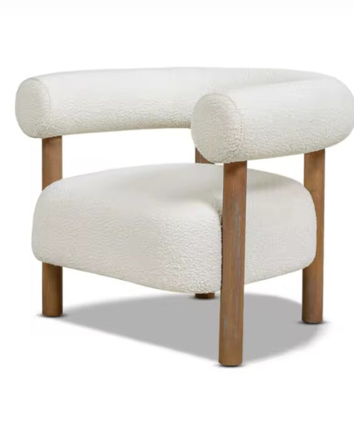 Maki Circular Boucle Lounge Chair