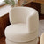 close-up of maltoni chair cream velvet 