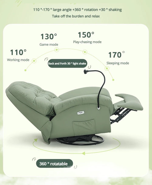 Image Depicting Features of Milo Recliner