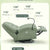 Luxury Green Milo Rotating Compact Recliner Chair Delhi