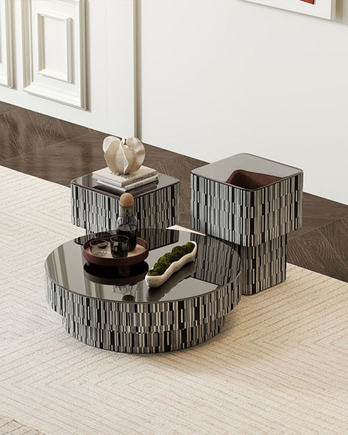 Lower angle view of the Douglas coffee table
