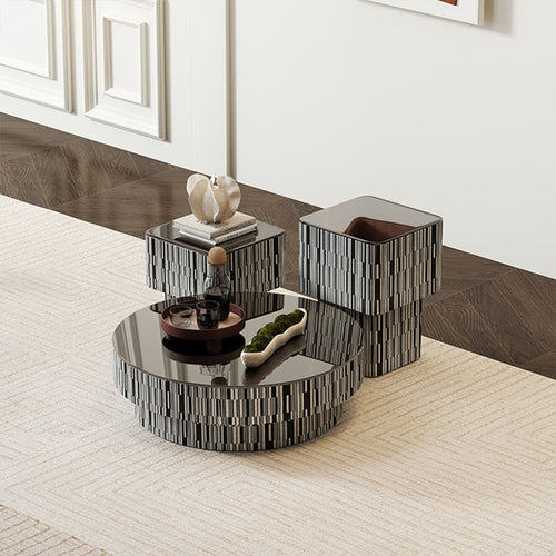 Lower angle view of the Douglas coffee table