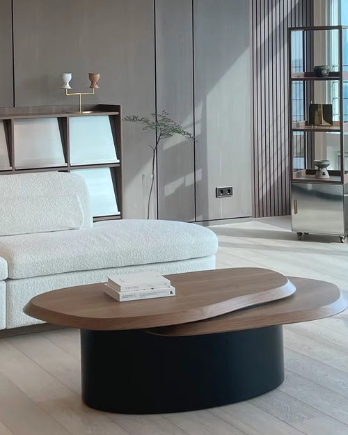 The Monclair Luxury Coffee Table redefines contemporary living with its organic layered design and fluid form. Luxury Coffee Table by Chair Collective