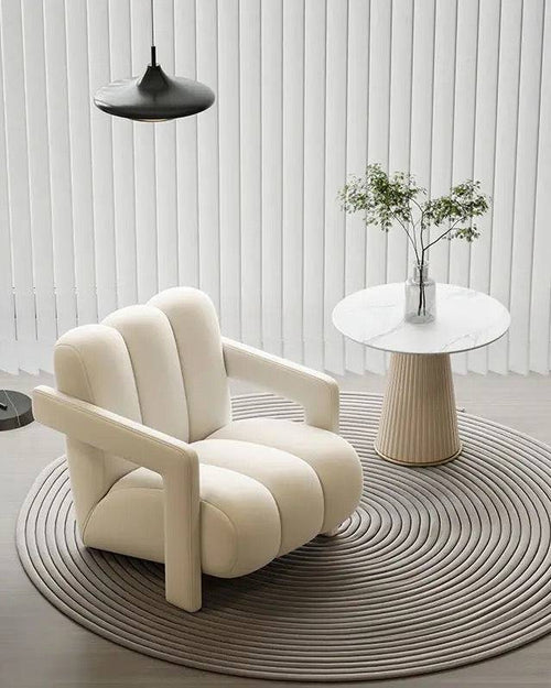 Modern cream Nonin chair display