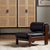 Noorie Luxury Accent Chair with teak wood is a bold and stylish design by chair collective for those who like Quiet Interior