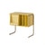 Stylish yellow Norbu shelf unit