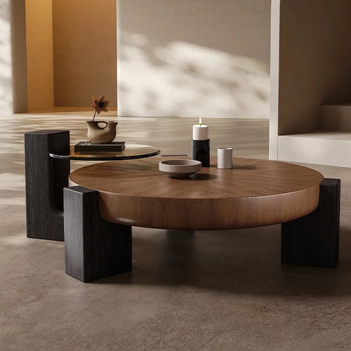 Modern sculpted Norway side table