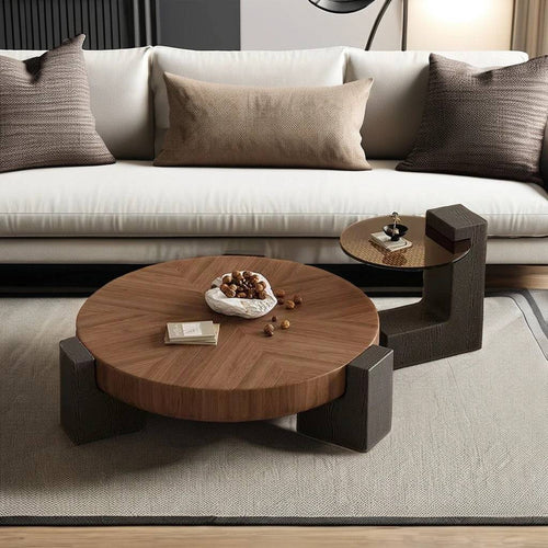 Premium norway round wooden table