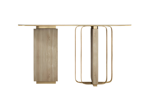 Front Profile of Oak Estuary Console