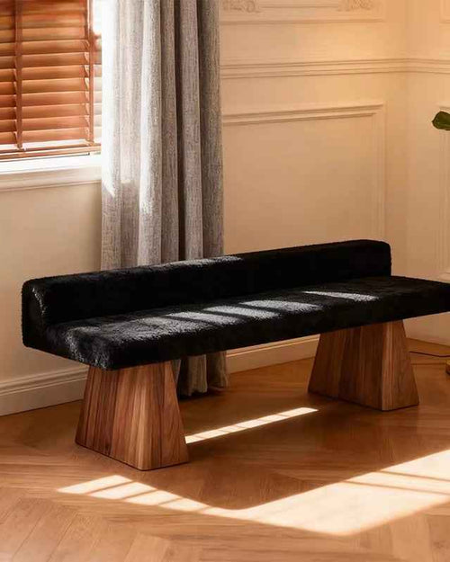 Oishu Wooden Ottoman