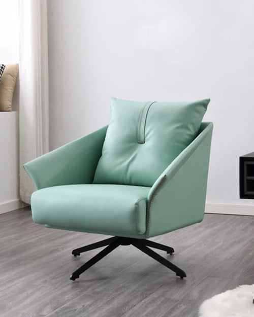 Stylish lounge chair in living room