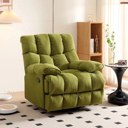 Multiple fabric options of Suzuka flagship recliner by Chair Collective