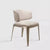 Onyx Dining Chair with sculpted backrest and padded seat