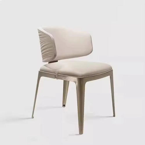 Onyx Dining Chair with sculpted backrest and padded seat