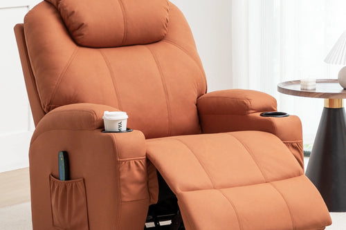 Modern home theater recliner with soft padding and recline function