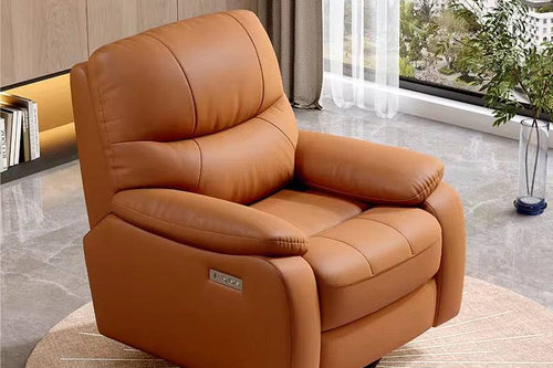 Osaka motorized recliner chair with 360-degree swivel base