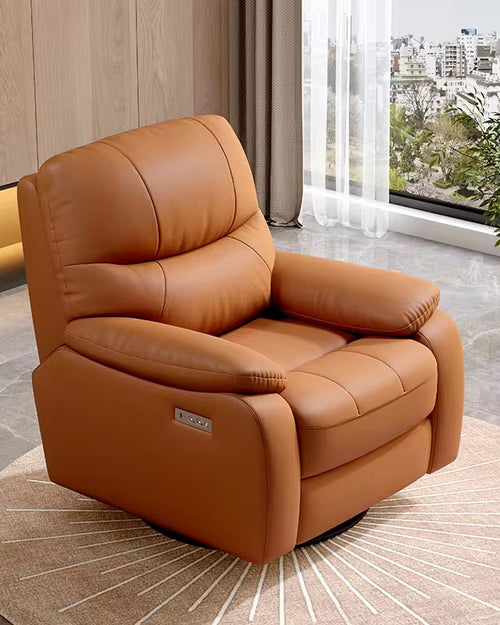 Osaka motorized recliner chair with 360-degree swivel base