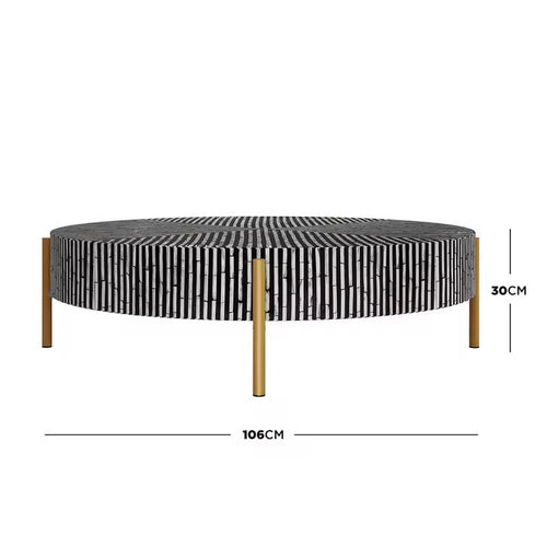 Dimensions of Parisian coffee table