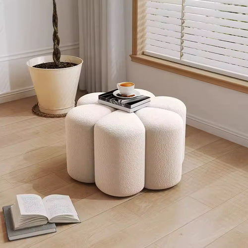 Petal Luxury Pouf — a sculptural, playful accent pouf designed for modern interiors. Use it as seating, décor, or a stylish functional art piece. Luxury Furniture Online by Chair Collective