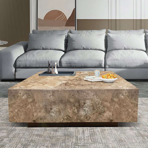 Modern marble center table in living room