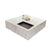 Luxurious white marble center table