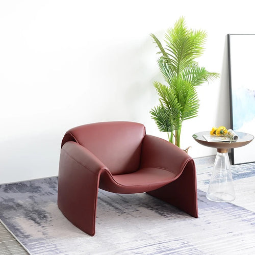Red Hugo chair contemporary design