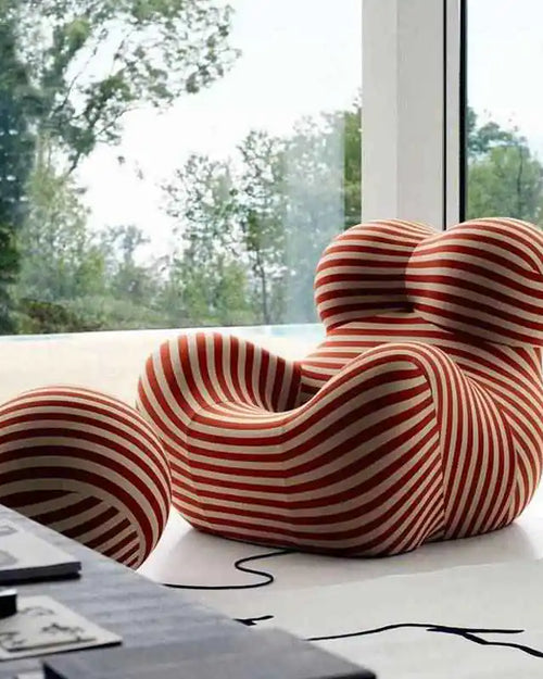 Luxury Kiki accent chair in Mumbai luxury apartment