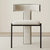 Front profile of Regalia Chair in white 