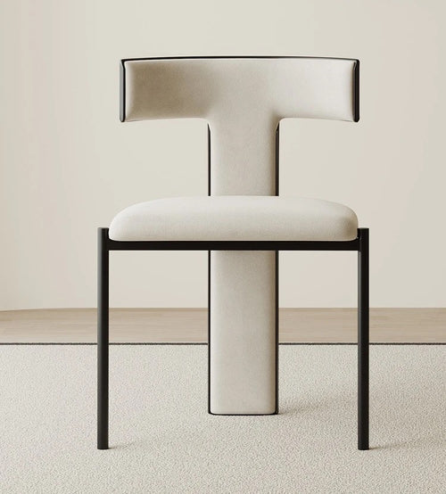 Front profile of Regalia Chair in white 