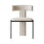 White Regalia Chair Front profile