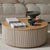 Saturn modern round coffee table