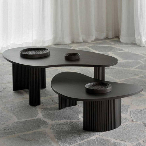 Top profile of Shelby black coffee tables