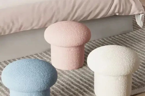 Shroom pouf in three color 