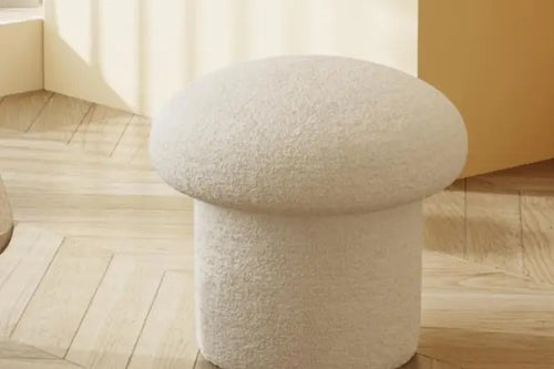 Luxury White Shroom pouf Pune