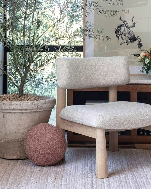 Bring home the Solara Chair, a symbol of balance and craftsmanship — your ideal luxury accent chair online in India for spaces by Chair Collective