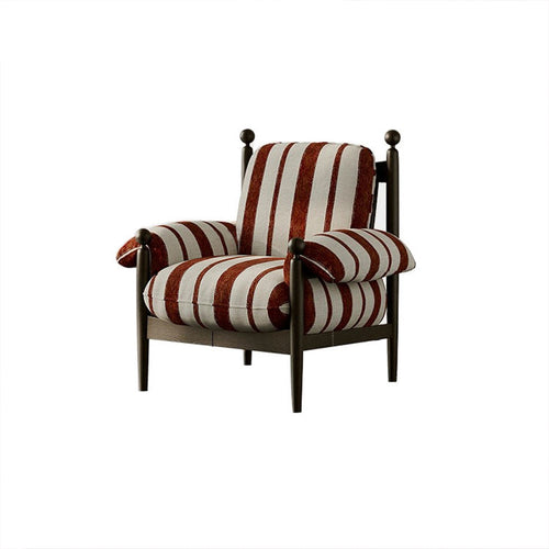 detail view of Sonny striped chair