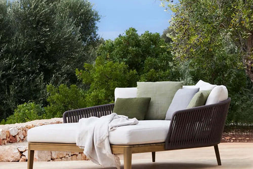 Spacious Sunkris lounger for patio luxury.