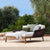 Spacious Sunkris lounger for patio luxury.