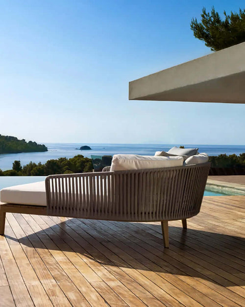 Back view of sunkris lounger